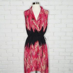 NWT [Beth Bowley] Red and Black Flame Print Dress